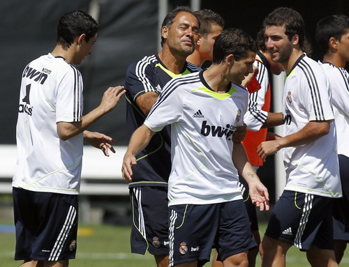 Real Madrid exercises training ahead of matches in US