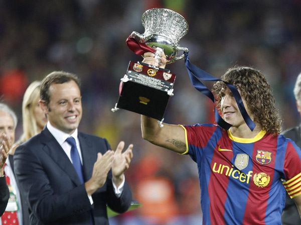 Barcelona beats Sevilla to lift Spanish Supercup