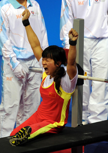 China claims Women's 40kg Powerlifting gold