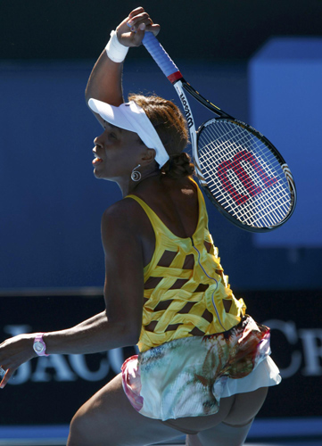 Venus' flesh-coloured underwear shocking at Australian Open