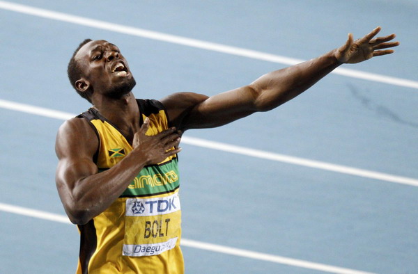 Bolt makes amends with lightning 200