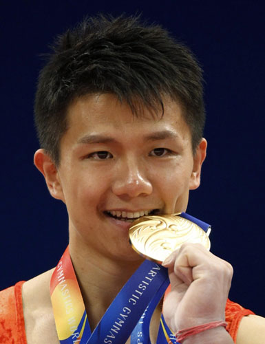 Chen wins rings title at gymnastics worlds