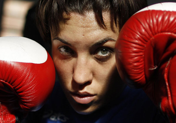 Woman soldier restricts her fighting to the ring