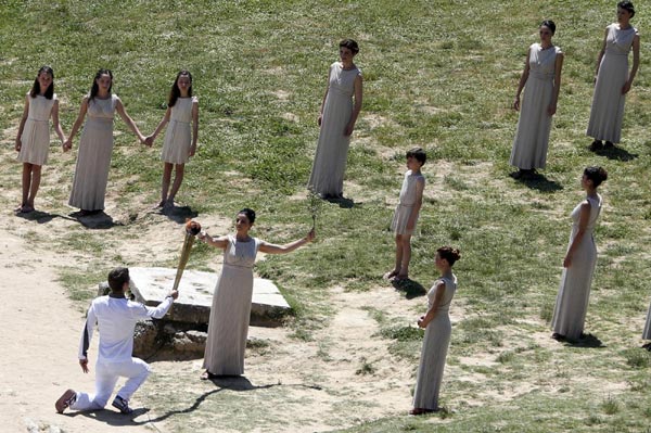 Olympic torch to be lit in Greece