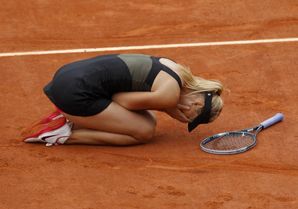 Sharapova crowned queen of Roland Garros