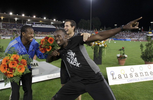 Bolt wins 200, Blake sets personal best