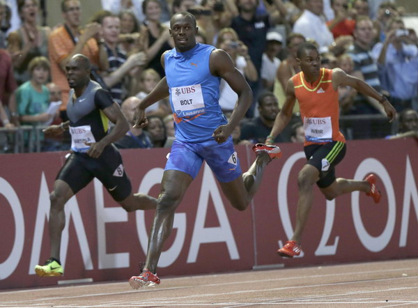 Bolt wins 200, Blake sets personal best