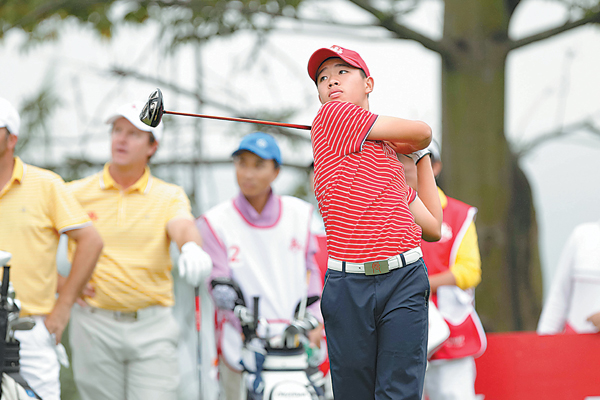 Chinese young golfer Guan in limelight