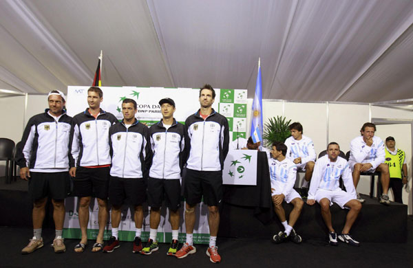 Tennis powerhouses team up for Davis Cup draw