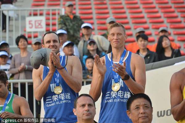 Gibb/Patterson win blocking battle to claim Shanghai Grand Slam title