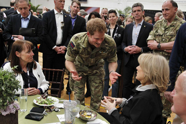 Prince Harry, injured US officer launch Warrior Games