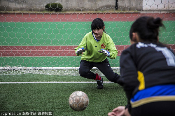 Soccer can be girls' sport