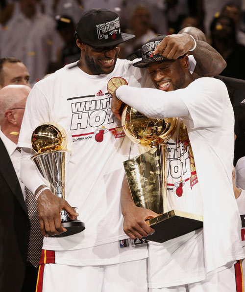 LeBron leads Heat to second straight title