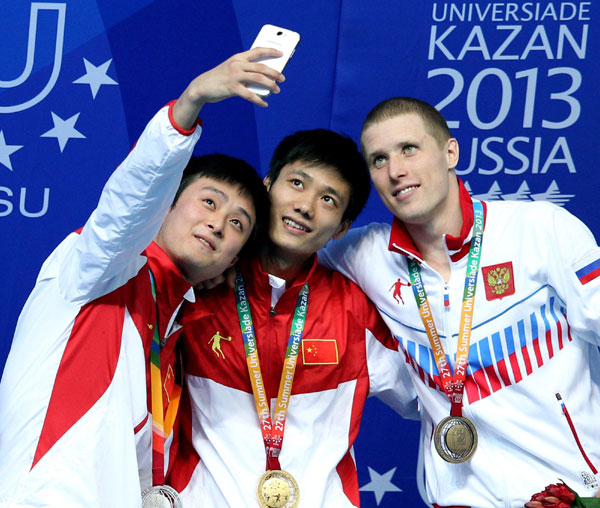 Chinese diver Lin retains men's 1m springboard title at Kazan Universiade