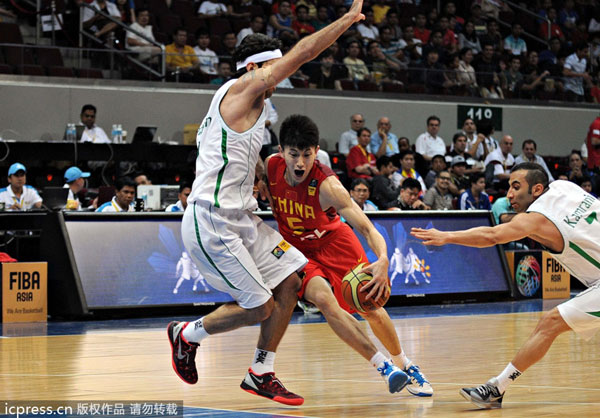 Defending China suffers second defeat at Asian basketball championship