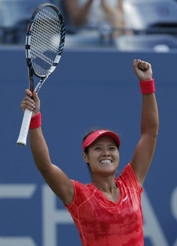 Li Na becomes China's first US Open semifinalist