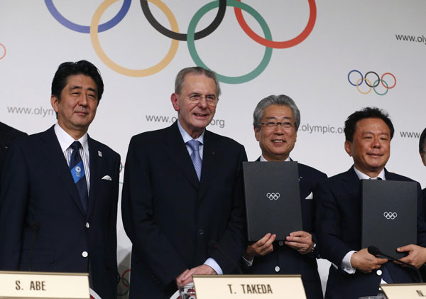 Abe speech helps secure 2020 Games for Tokyo