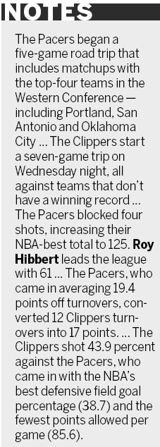 Pacers won't rest on their laurels
