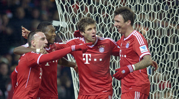 Bayern blitzes Werder Bremen 7-0