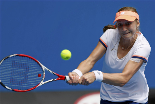 Li Na charges into last eight