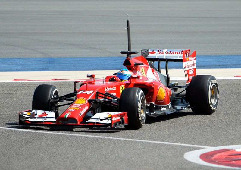 Formula One testing in Bahrain