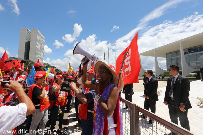 Teachers protest against World Cup