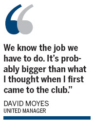 Moyes draws strength from United comeback
