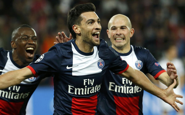 Pastore scores solo goal as PSG beats Chelsea 3-1