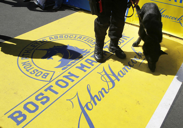 After bombs, Boston Marathon under tight security