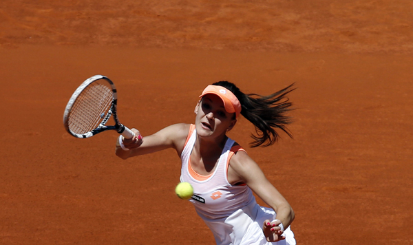 Li, Radwanska reach 2nd round at Madrid Open