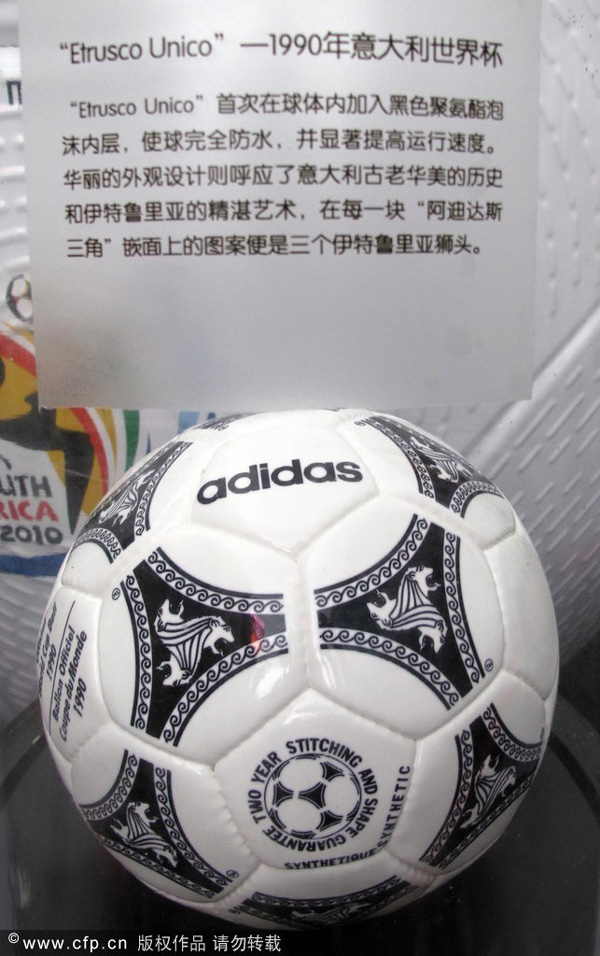 Official match ball of World Cups