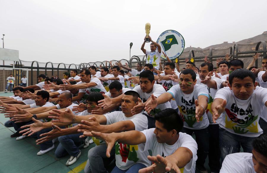 Prisoners hold World Cup of their own version