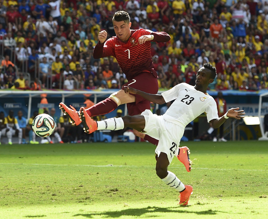 Ronaldo earns Portugal 2-1 win vs Ghana, both out