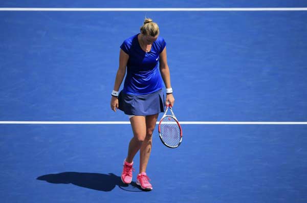 Wimbledon champ Kvitova out at US Open