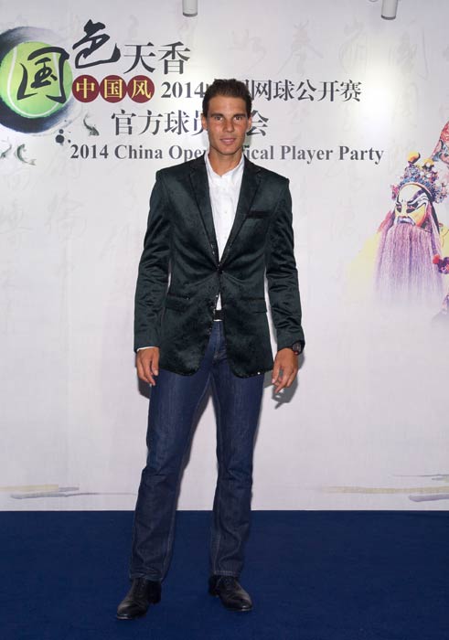 Tennis stars turn on the style at China Open party