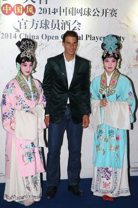 Tennis stars turn on the style at China Open party