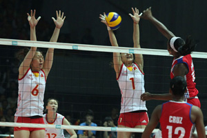 China wins second place in women's volleyball tournament