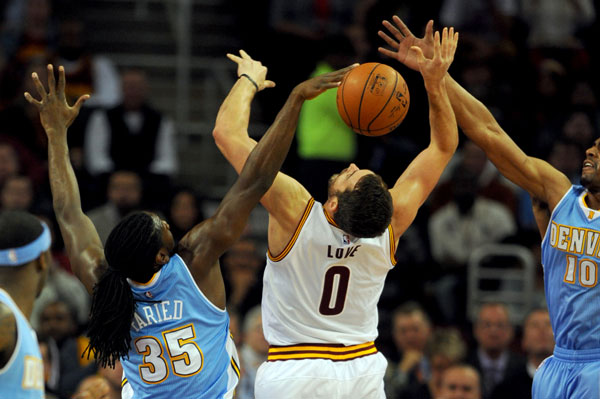 Lawson, Afflalo lead Nuggets past Cavaliers 106-97