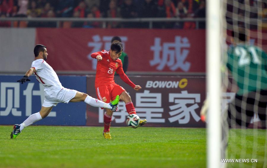 China draws 0-0 with Palestine at CFA Cup