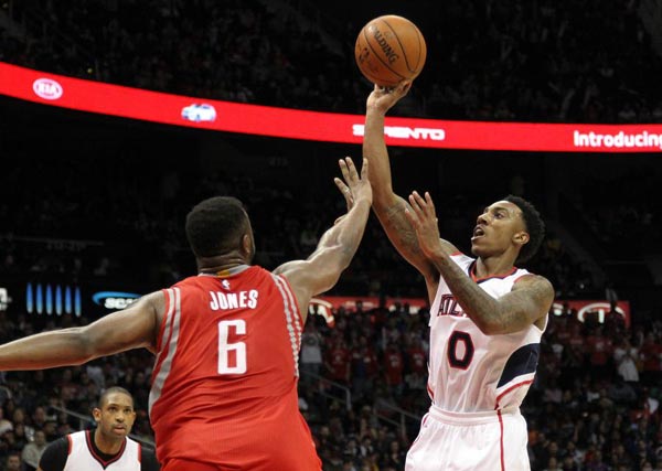 Hawks rally past Rockets, Lebron moves past Ray Allen