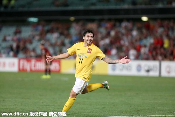 Goulart leads Evergrande past Western Sydney