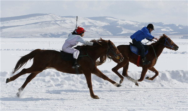 45th Ice Derby amateur horse race kicks off in Russia