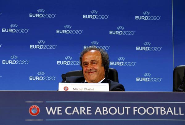 Michel Platini re-elected as UEFA president for 3rd term