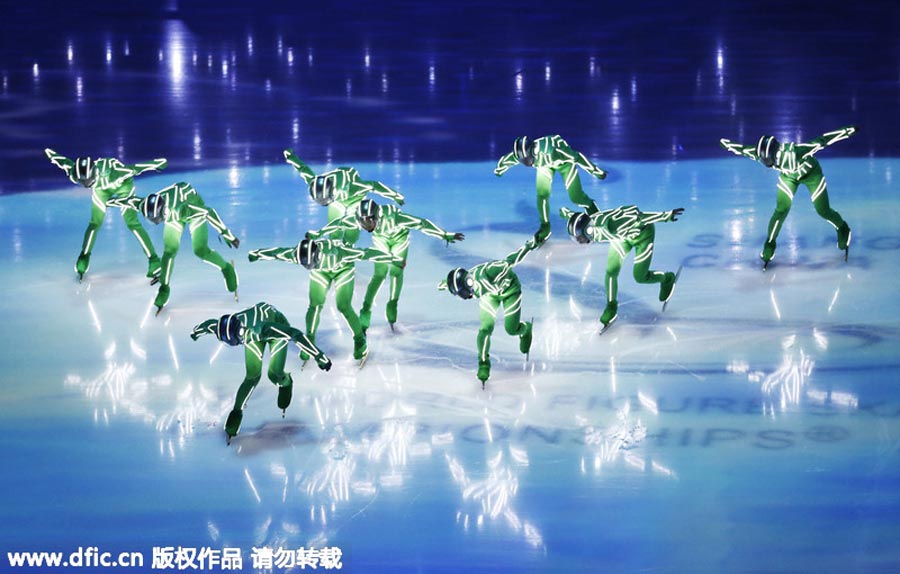 ISU figure skating worlds opens in Shanghai