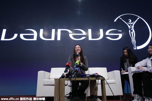 Li Na running for China's 4th Laureus award