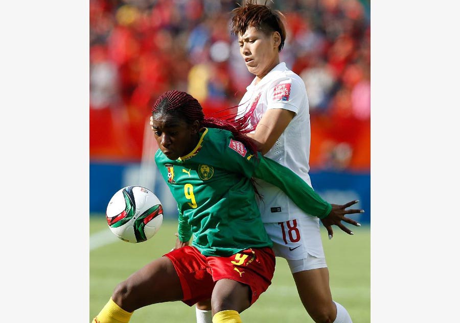 China enters Women's World Cup quarters with 1-0 win over Cameroon