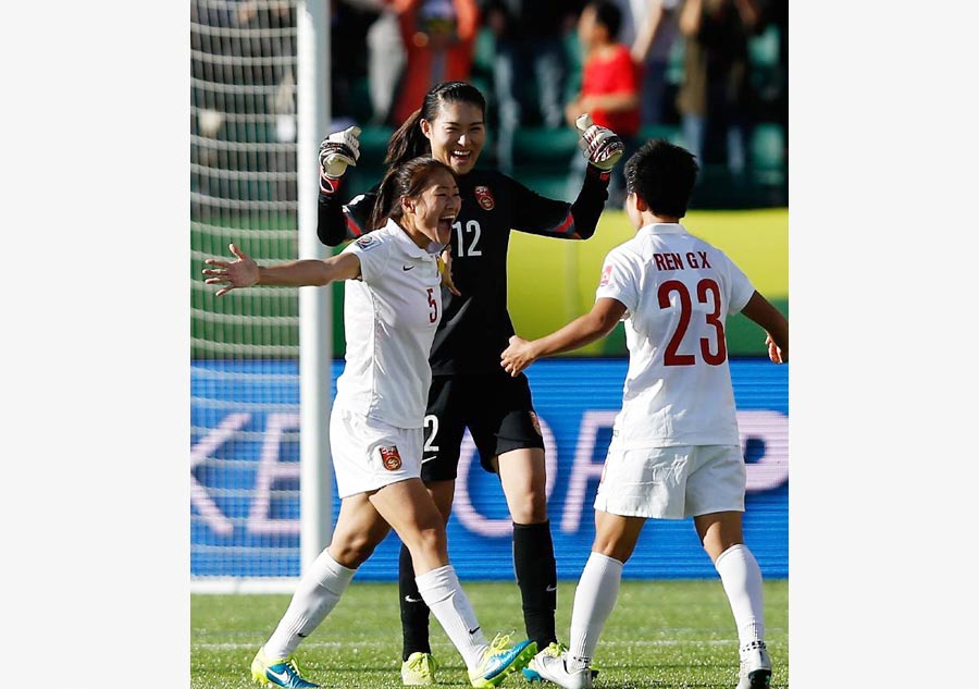 China enters Women's World Cup quarters with 1-0 win over Cameroon