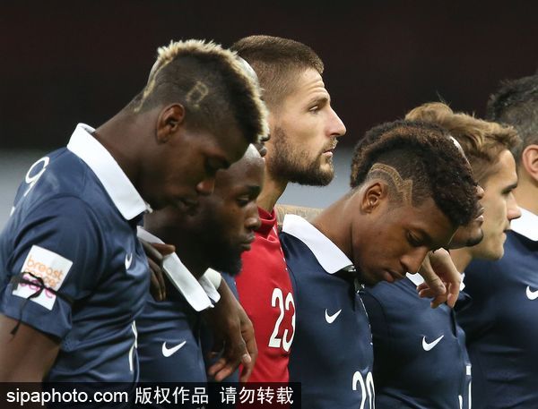 English soccer fans salute France by roaring out the 'Marseillaise'