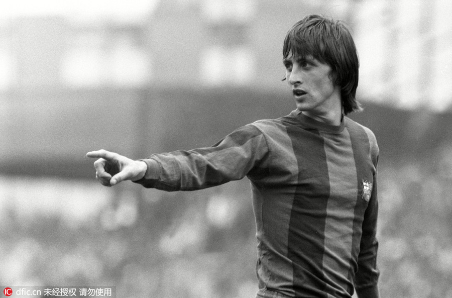 Johan Cruyff's career in pictures