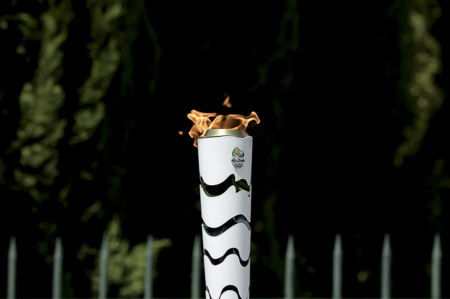 Flame for Rio Olympics lit in ancient Greek ruins